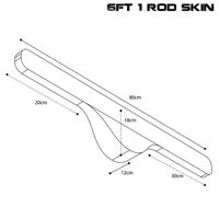 Nash Scope Ops Soft Protect Rod Skins 1 Rod